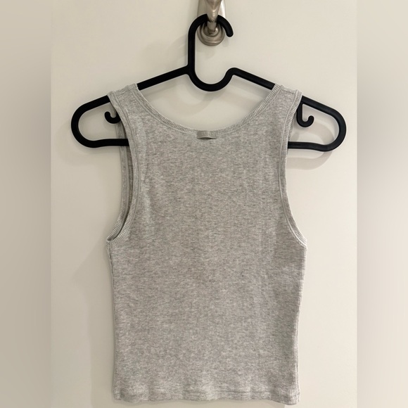 SKIMS Cotton Rib Tank Grey - Picture 2 of 4